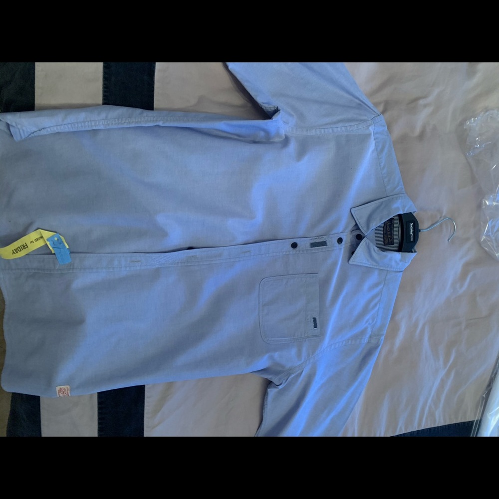 Scotch and Soda Blue Button Down Shirt
